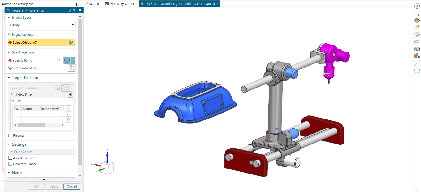 Use Inverse Kinematics to automatically generate a motion path