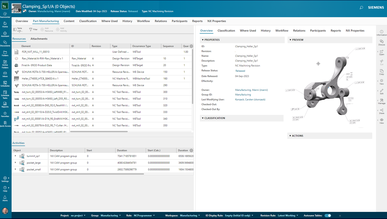 Teamcenter delivers efficient digital manufacturing collaboration