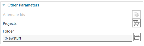 You can assign new parts to existing projects